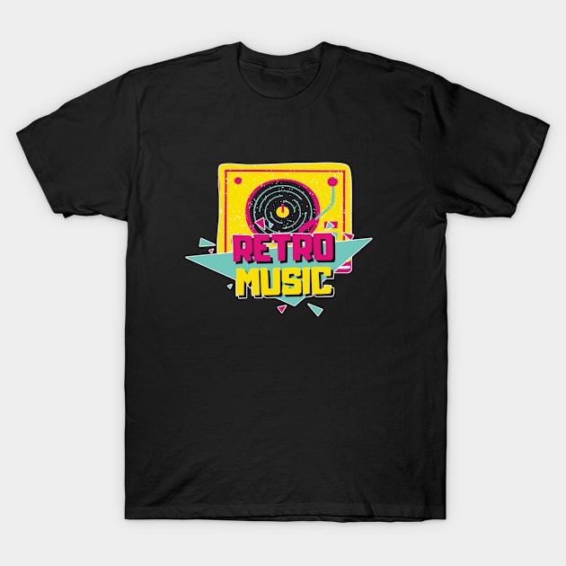 Retro Music - Vitage Design for Classical Music Lovers T-Shirt by P2CPOD